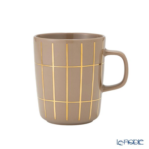 マリメッコ（marimekko） Tiiliskivi ティイリスキヴィ／煉瓦 れんが マグカップ 250ml テラ×ゴールド 072039-820／22AW