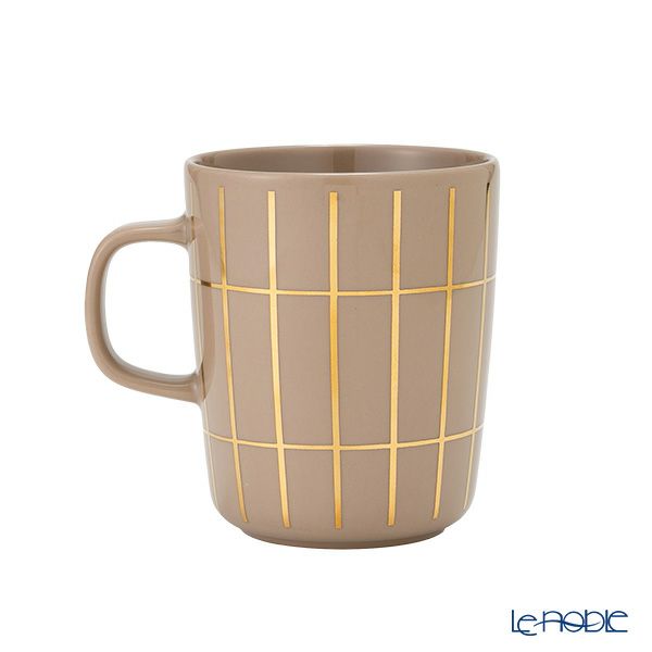 マリメッコ（marimekko） Tiiliskivi ティイリスキヴィ／煉瓦 れんが マグカップ 250ml テラ×ゴールド 072039-820／22AW