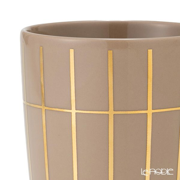 マリメッコ（marimekko） Tiiliskivi ティイリスキヴィ／煉瓦 れんが マグカップ 250ml テラ×ゴールド 072039-820／22AW