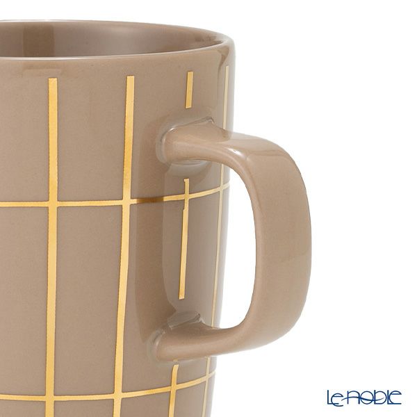 マリメッコ（marimekko） Tiiliskivi ティイリスキヴィ／煉瓦 れんが マグカップ 250ml テラ×ゴールド 072039-820／22AW