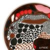 マリメッコ（marimekko） Rusakko ルサッコ／茶色のウサギ プレート 20cm ブラウン×レッド 072029-186／22AW