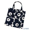 マリメッコ（marimekko） Pieni Unikko ピエニ ウニッコ ファブリックバッグ／エコバッグ／トートバッグ 43×43cm ダークブルー 072168-855／23SS