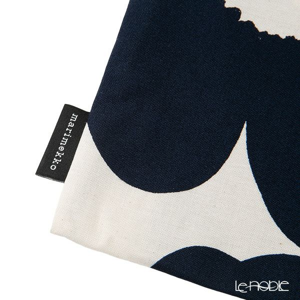 マリメッコ（marimekko） Pieni Unikko ピエニ ウニッコ ファブリックバッグ／エコバッグ／トートバッグ 43×43cm ダークブルー 072168-855／23SS