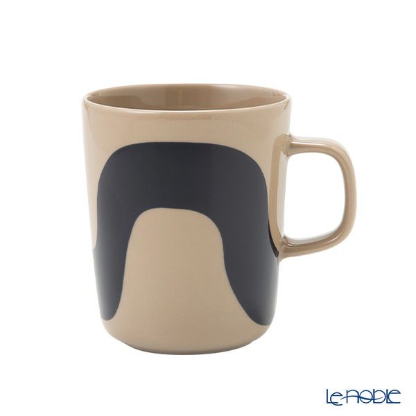 マリメッコ（marimekko）Seireeni セイレーニ／サイレン マグカップセット 250ml ブラック×グリーン 072253-856／23SS