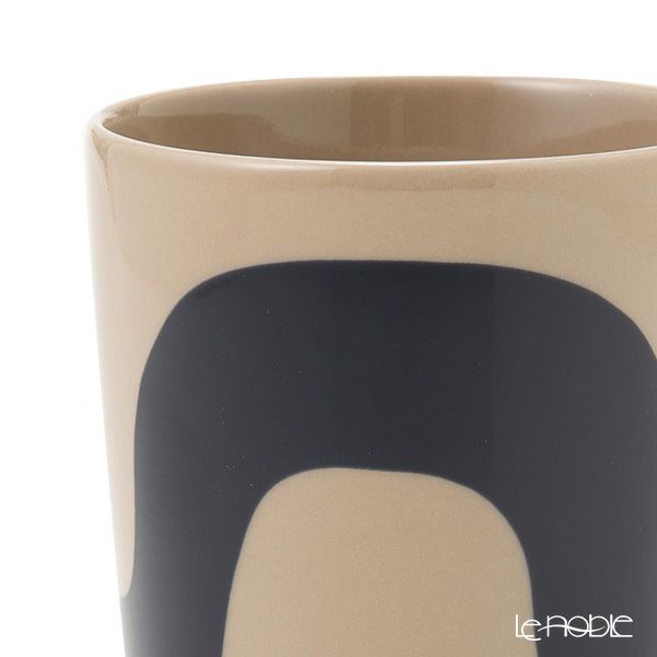 マリメッコ（marimekko）Seireeni セイレーニ／サイレン マグカップセット 250ml ブラック×グリーン 072253-856／23SS