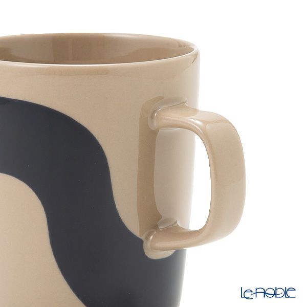 マリメッコ（marimekko）Seireeni セイレーニ／サイレン マグカップセット 250ml ブラック×グリーン 072253-856／23SS