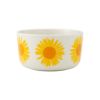 マリメッコ（marimekko） Auringonkukka アウリンゴンクッカ／ひまわり ボウル 500ml ホワイト×イエロー×オレンジ 072290-122／23SS