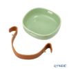 マリメッコ（marimekko） Pikku Koppa／Oiva オイヴァ サービングディッシュ（セラミックバスケット） ライトグリーン 12×13cmレザーハンドル付 072343-600／23SS
