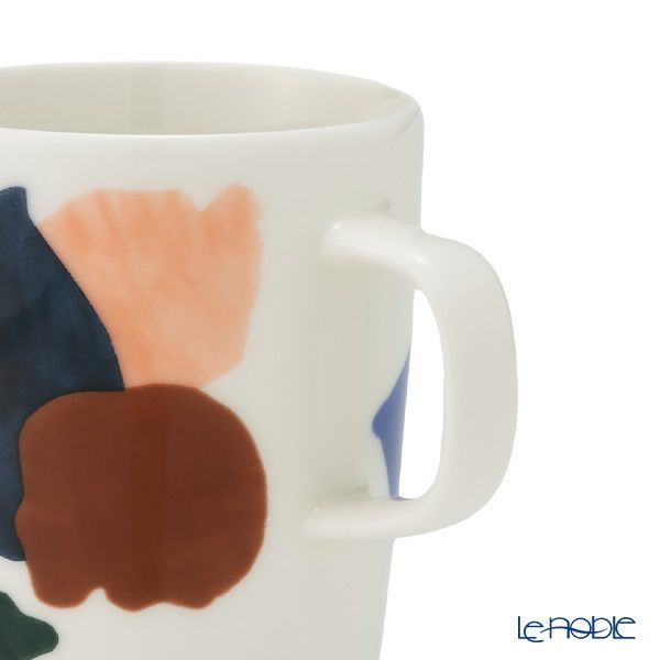 マリメッコ（marimekko） Pyykki ピュッキ／洗濯 マグカップ 250ml ホワイト×ライトブルー×グリーン 072265-156／23SS