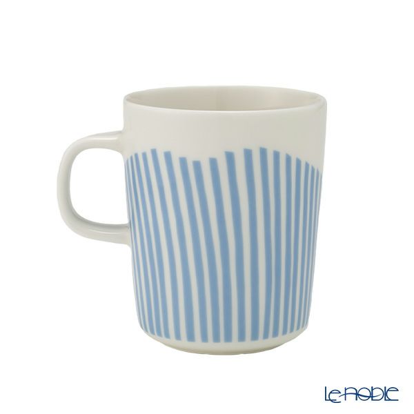 マリメッコ（marimekko）Uimari ウイマリ／スイマー マグカップ 250ml ホワイト×ライトブルー 072291-151／23SS