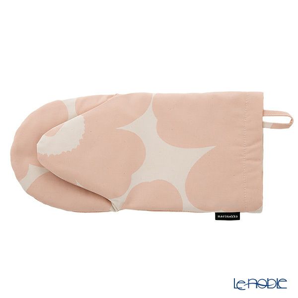 マリメッコ（marimekko） Pieni Unikko ピエニ ウニッコ ミトン 31cm ピーチ×ホワイト 072562-122／23AW