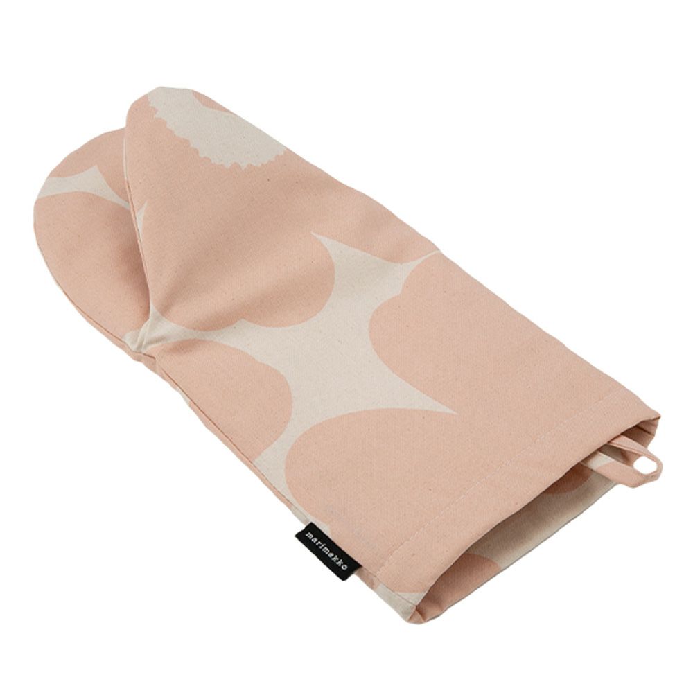 マリメッコ（marimekko） Pieni Unikko ピエニ ウニッコ ミトン 31cm ピーチ×ホワイト 072562-122／23AW