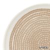 マリメッコ（marimekko） Siirtolapuutarha シイルトラプータルハ／市民菜園 プレート 13.5cm ホワイト×ベージュ 072638-180／23AW