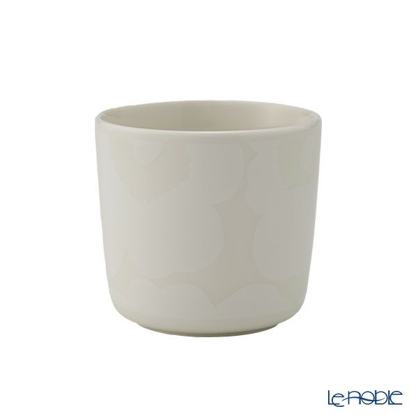 マリメッコ（marimekko） ウニッコ コーヒーカップセット（ハンドルなし） ホワイト×ナチュラルホワイト 072592-100