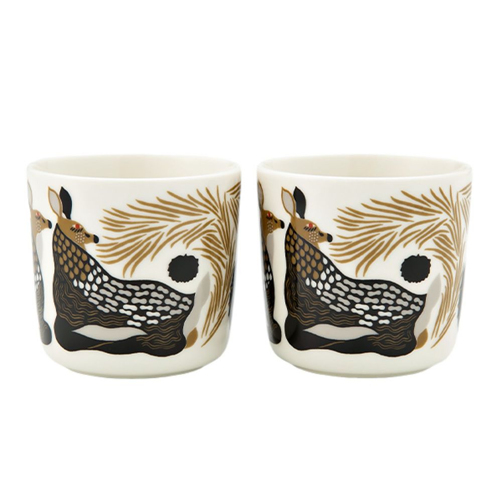 マリメッコ（marimekko） Peura ペウラ／鹿 コーヒーカップセット（ハンドルなし） 072839-193／23AW