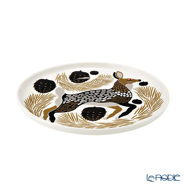 マリメッコ（marimekko） Peura ペウラ／鹿 プレート 20cm 072837-193／23AW