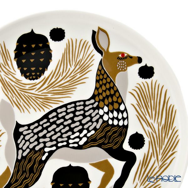 マリメッコ（marimekko） Peura ペウラ／鹿 プレート 20cm 072837-193／23AW