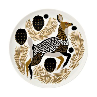 マリメッコ（marimekko） Peura ペウラ／鹿 プレート 20cm 072837-193