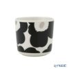 マリメッコ（marimekko） Unikko ウニッコ コーヒーカップセット（ハンドルなし）ブラック×シルバー 072780-199／23AW