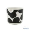 マリメッコ（marimekko） Unikko ウニッコ コーヒーカップセット（ハンドルなし）ブラック×シルバー 072780-199／23AW