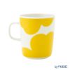 マリメッコ（marimekko）Iso Unikko イソ ウニッコ／大きなけしの花 マグカップ 250ml ホワイト×イエロー 073178-120／24SS