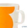 マリメッコ（marimekko） Unikko ウニッコ／けしの花 60thアニバーサリーコレクション マグカップ ホワイト×オレンジ×イエロー 250ml 073157-122／24SS