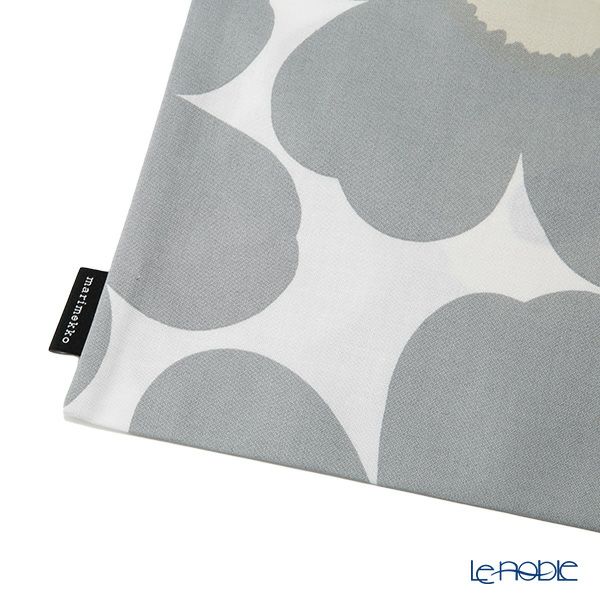 マリメッコ（marimekko） Pieni Unikko ピエニ ウニッコ ファブリックバッグ／エコバッグ／トートバッグ 43×43cm グレー×ベージュ 073309-918／24AW