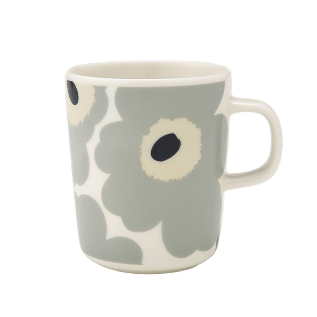 マリメッコ（marimekko） Unikko ウニッコ／けしの花 マグカップ 250ml ライトグレー×サンド 073470-195／24AW