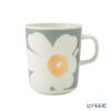 マリメッコ（marimekko） Unikko ウニッコ／けしの花 60thアニバーサリーコレクション マグカップ ホワイト×ライトグレー×ゴールド 250ml 柄違い ペア 073617-192／24AW