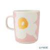 マリメッコ（marimekko） Juhla Unikko ユフラ ウニッコ／けしの花 マグカップ 250ml ホワイト×ピンク×ゴールド ペア 073998-132／25SS