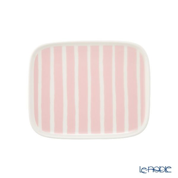 マリメッコ（marimekko） Piccolo ピッコロ／擬音語 プレート 15×12cm ホワイト×ピンク 073849-130／25SS