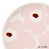 マリメッコ（marimekko） Unikko ウニッコ／けしの花 プレート 20cm ホワイト×ピンク 073954-138／25SS
