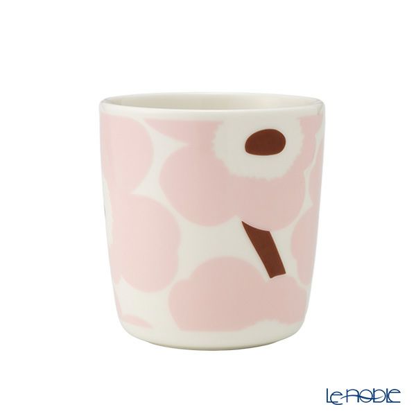 マリメッコ（marimekko） Unikko ウニッコ／けしの花 マグカップ 400ml ホワイト×ピンク 073953-138／25SS