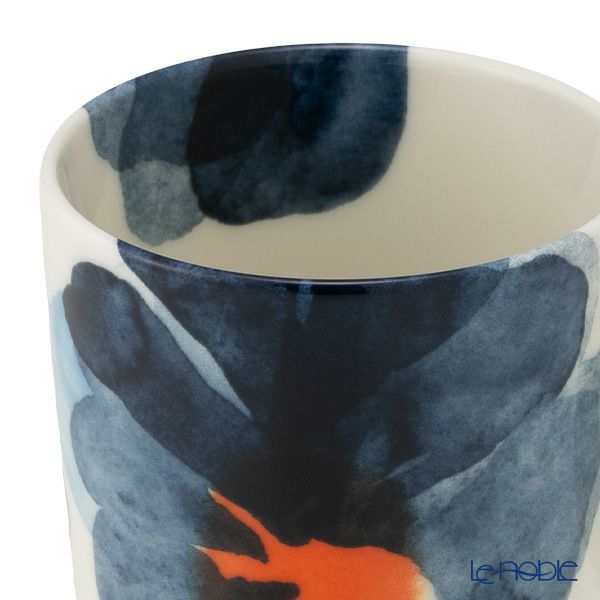 マリメッコ（marimekko） Valssi ヴァルシ／ワルツ マグカップ 250ml ホワイト×ブルー×オレンジ 073927-152／25SS