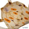 マリメッコ（marimekko） Unikko ウニッコ ファブリックバッグ／エコバッグ／トートバッグ 43×43cm クリーム×オレンジ 074583-841／25AW