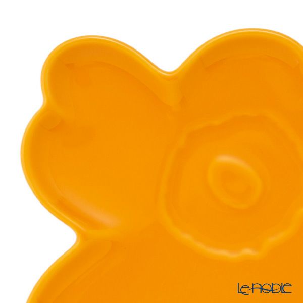 マリメッコ（marimekko）Unikko ウニッコ／けしの花 プレート 20cm ウォームイエロー 075036-220／25AW