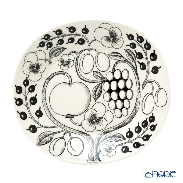 アラビア（ARABIA） パラティッシ ブラック オーバルプレート 25cm