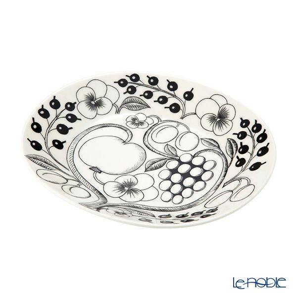 アラビア（ARABIA） パラティッシ ブラック オーバルプレート 25cm
