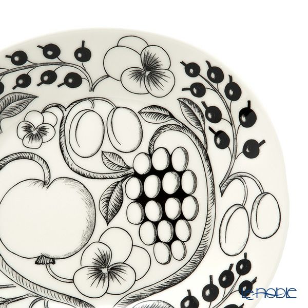 アラビア（ARABIA） パラティッシ ブラック オーバルプレート 25cm