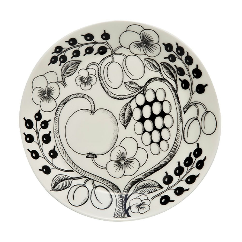 アラビア（ARABIA） パラティッシ ブラック プレート 21cm