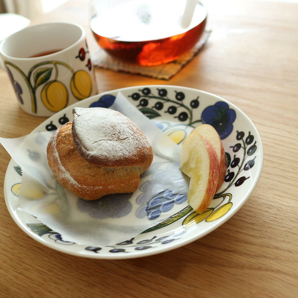 アラビア（ARABIA） パラティッシ イエロー プレート 21cm