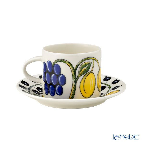 アラビア（ARABIA） パラティッシ イエロー コーヒーカップ＆ソーサー 180ml