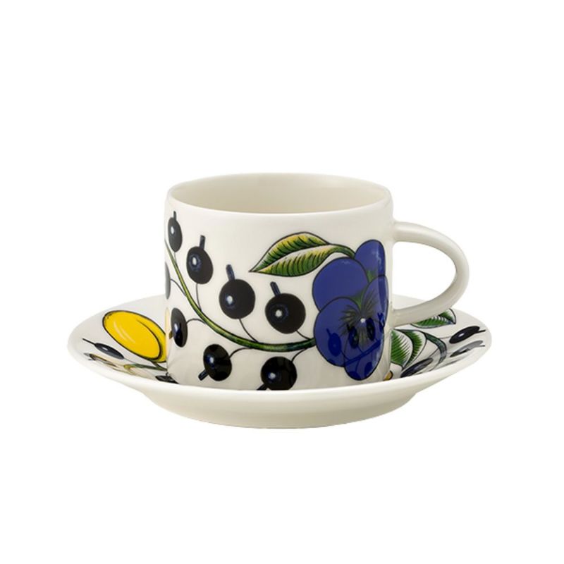 アラビア（ARABIA） パラティッシ イエロー コーヒーカップ＆ソーサー 180ml