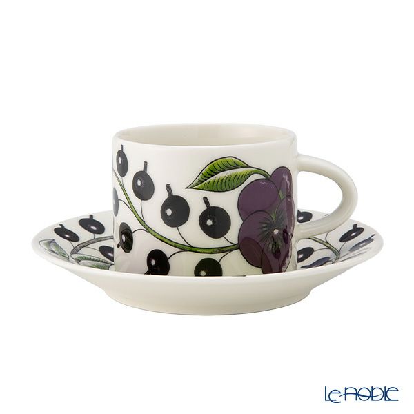 アラビア（ARABIA） パラティッシ パープル ティーカップ＆ソーサー 280ml