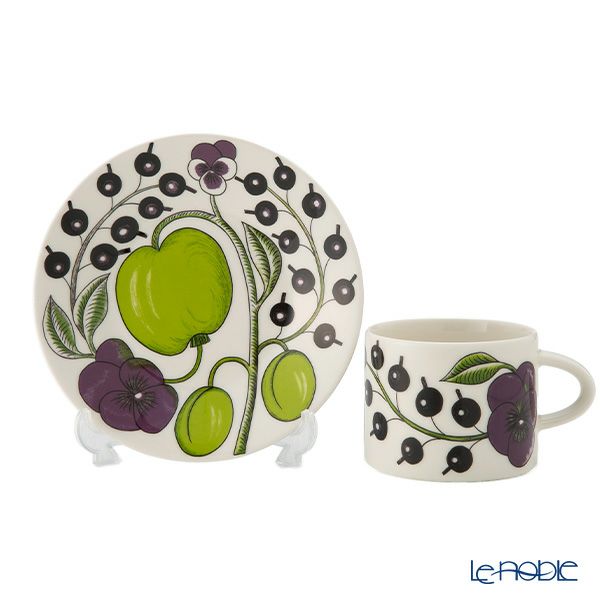 アラビア（ARABIA） パラティッシ パープル ティーカップ＆ソーサー 280ml