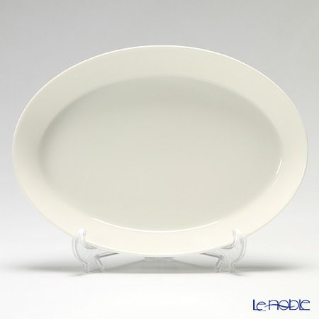 アラビア（ARABIA） ココ オーバルプレート 18×26cm ホワイト