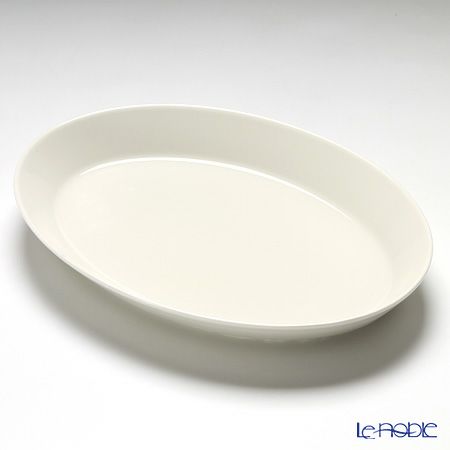 アラビア（ARABIA） ココ オーバルプレート 18×26cm ホワイト