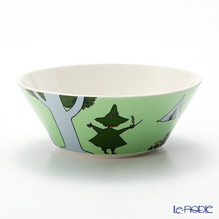 アラビア（ARABIA） ムーミン スナフキン（SNUFKIN） グリーン 2015 ボウル 15cm