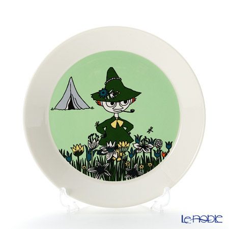 アラビア（ARABIA） ムーミン コレクション スナフキン（SNUFKIN） グリーン 2015 プレート 19cm