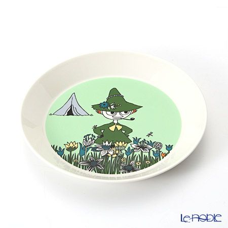 アラビア（ARABIA） ムーミン コレクション スナフキン（SNUFKIN） グリーン 2015 プレート 19cm